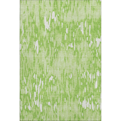 Premium Machine Washable Mayfield AMF986 Lime 2'6" x 3'10" Rug