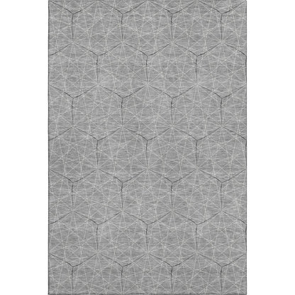 Premium Machine Washable Mayfield AMF987 Gray 2'6" x 3'10" Rug