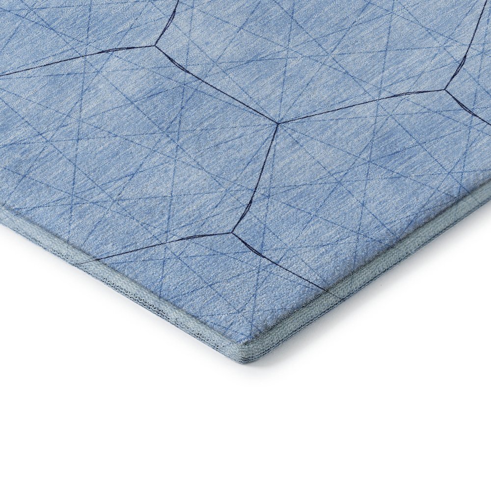 Premium Machine Washable Mayfield AMF987 Sky 1'8" x 2'6" Rug
