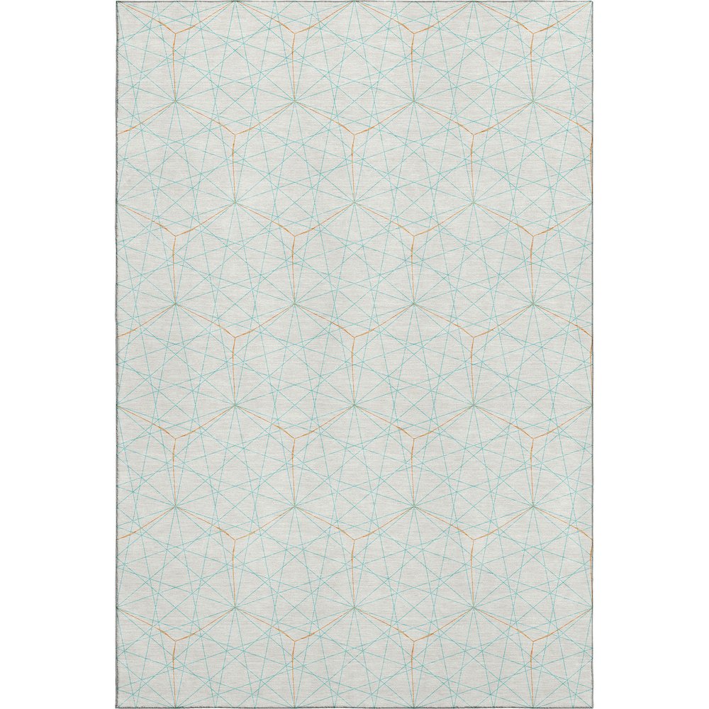 Premium Machine Washable Mayfield AMF987 White 2'6" x 3'10" Rug