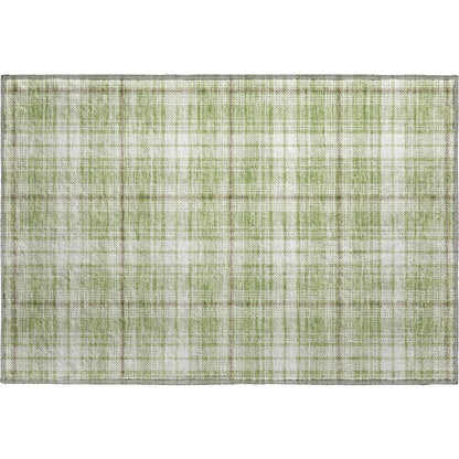 Premium Machine Washable Mayfield AMF993 Aloe 1'8" x 2'6" Rug