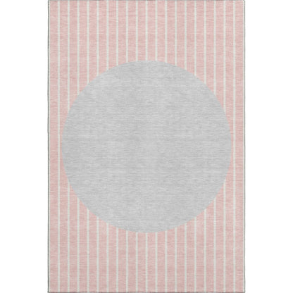 Premium Machine Washable Mayfield AMF994 Pink 2'6" x 3'10" Rug