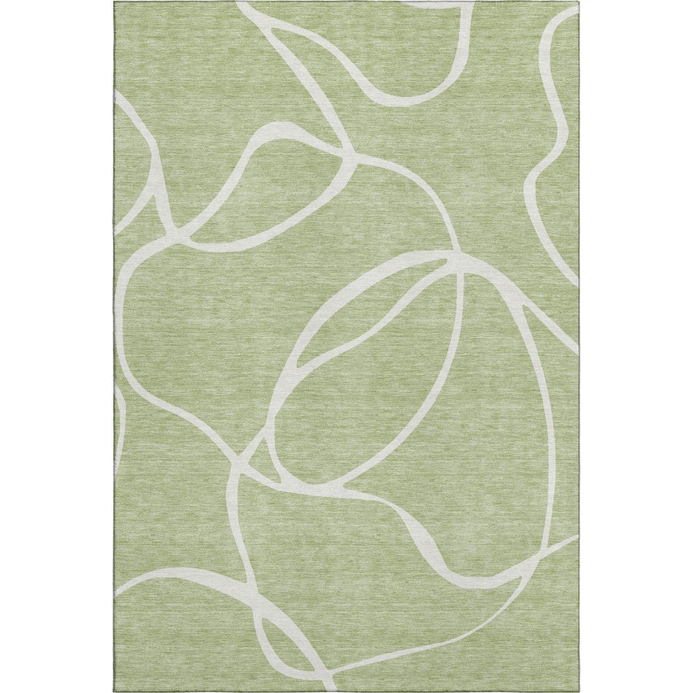 Premium Machine Washable Mayfield AMF999 Aloe 2'6" x 3'10" Rug