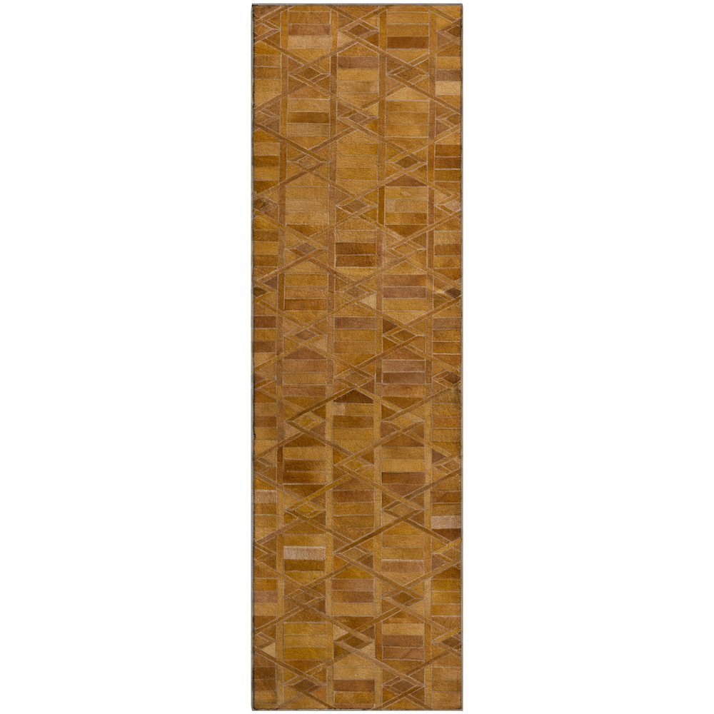 Premium Machine Washable Mayfield  Brown 2'3" x 7'6" Runner Rug