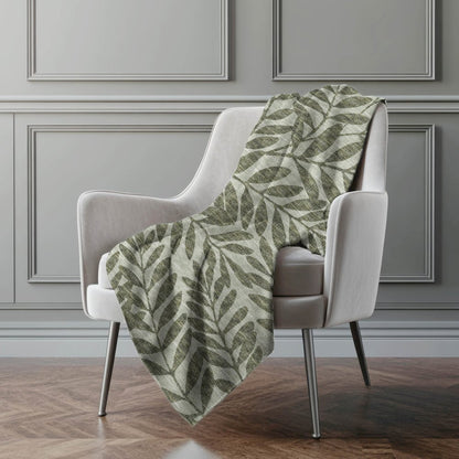 Premium Machine Washable ASB111 Green 50" x 70" Sherpa Throw Blanket