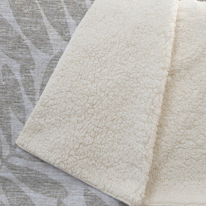 Premium Machine Washable ASB111 Taupe 50" x 70" Sherpa Throw Blanket