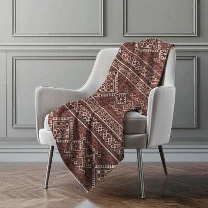 Premium Machine Washable ASB120 Canyon 50" x 70" Sherpa Throw Blanket