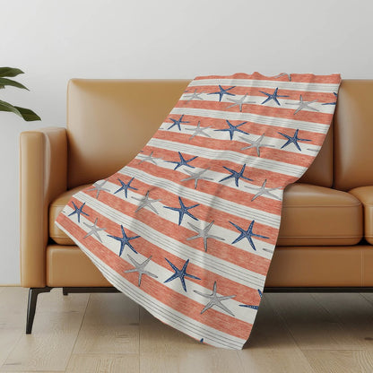 Premium Machine Washable ASB191 Coral 50" x 70" Sherpa Throw Blanket