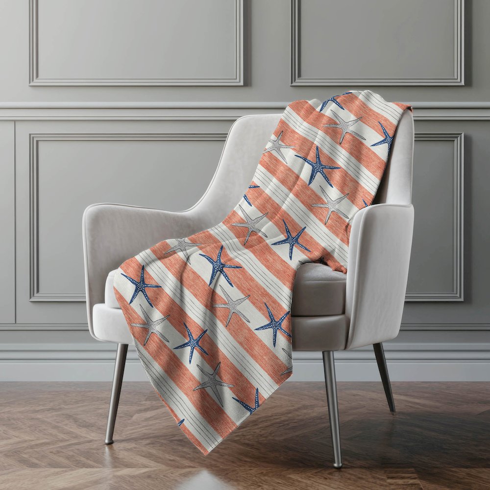 Premium Machine Washable ASB191 Coral 50" x 70" Sherpa Throw Blanket