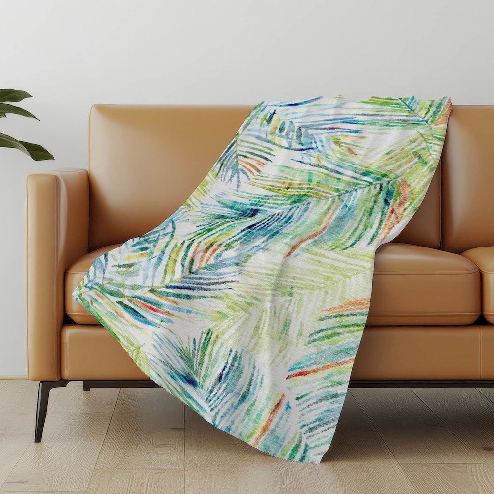Premium Machine Washable ASB199 Multi 50" x 70" Sherpa Throw Blanket