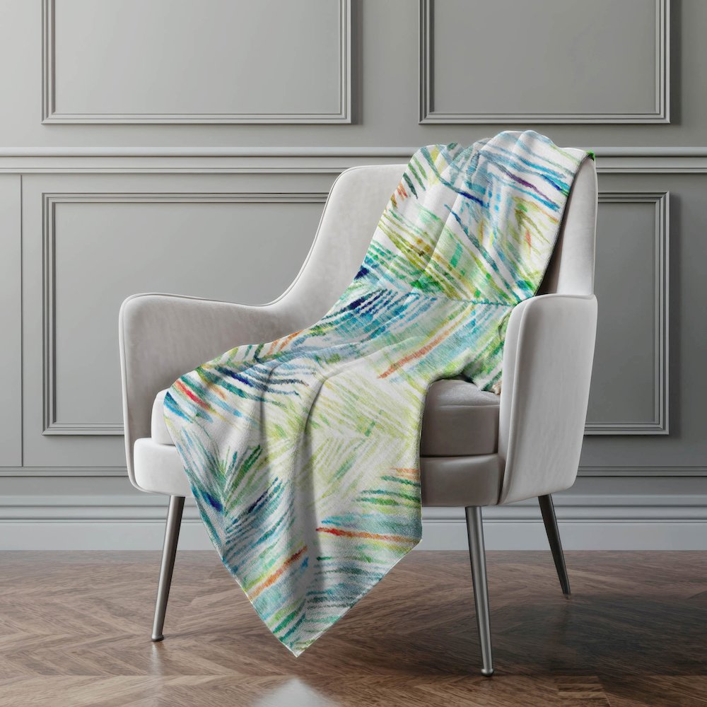 Premium Machine Washable ASB199 Multi 50" x 70" Sherpa Throw Blanket