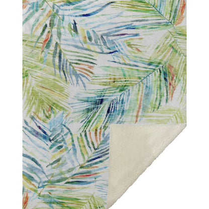 Premium Machine Washable ASB199 Multi 50" x 70" Sherpa Throw Blanket