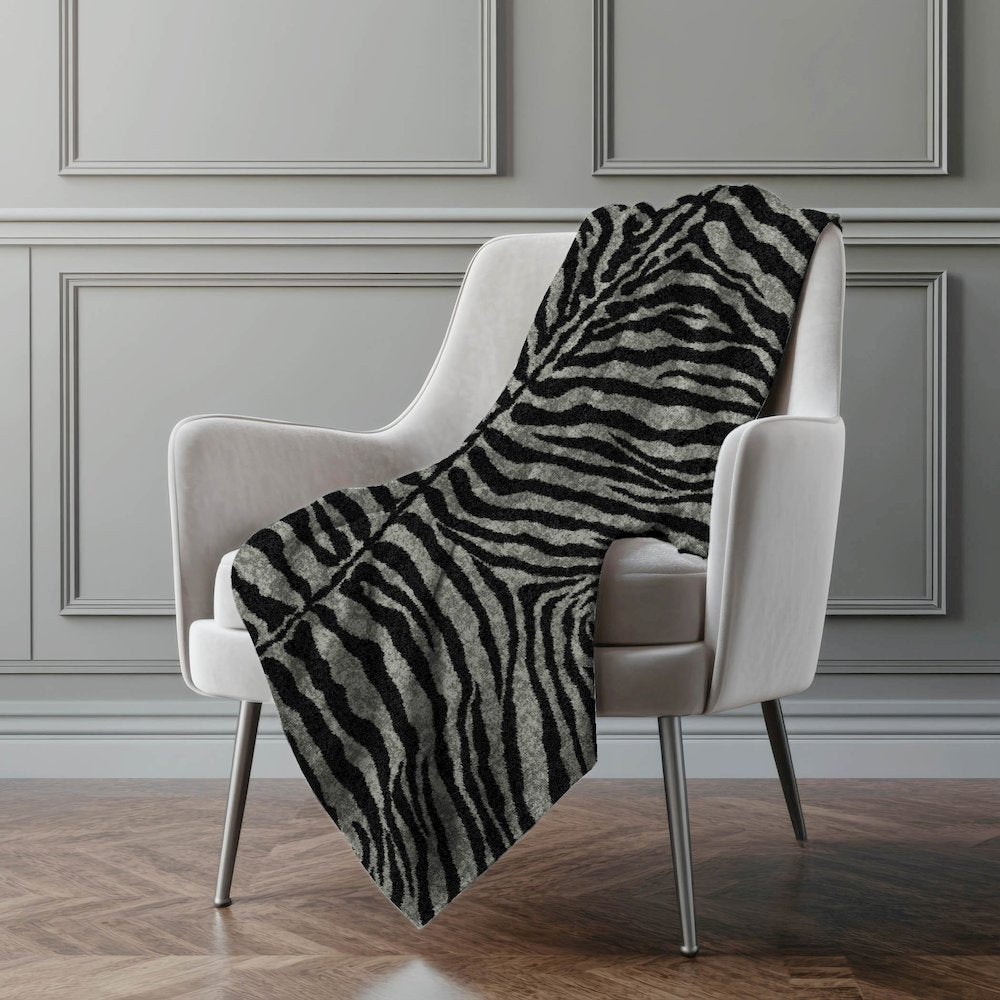 Premium Machine Washable ASB42 Shadow  50" x 70" Sherpa Throw Blanket