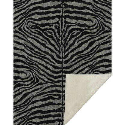 Premium Machine Washable ASB42 Shadow  50" x 70" Sherpa Throw Blanket