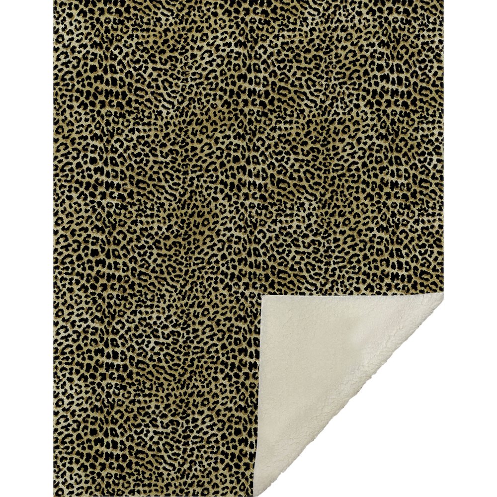 Premium Machine Washable ASB43 Gilded 50" x 70" Sherpa Throw Blanket