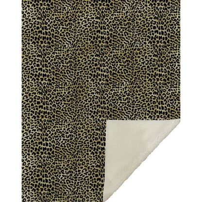 Premium Machine Washable ASB43 Gilded 50" x 70" Sherpa Throw Blanket