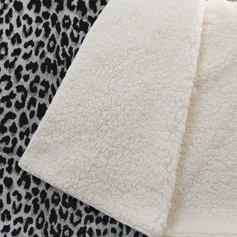 Premium Machine Washable ASB43 Shadow 50" x 70" Sherpa Throw Blanket