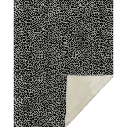 Premium Machine Washable ASB43 Shadow 50" x 70" Sherpa Throw Blanket