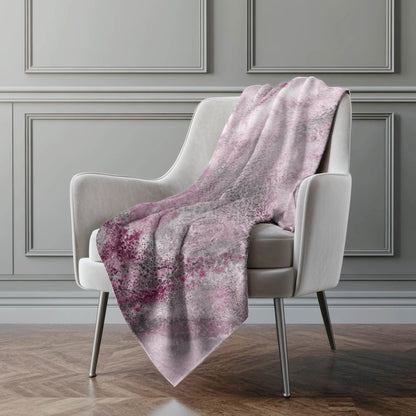 Premium Machine Washable ASB505 Pink 50" x 70" Sherpa Throw Blanket