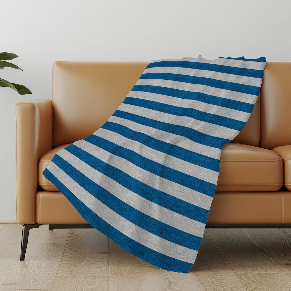 Premium Machine Washable ASB530 Blue 50" x 70" Sherpa Throw Blanket