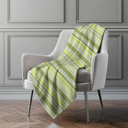 Premium Machine Washable ASB531 Fern 50" x 70" Sherpa Throw Blanket