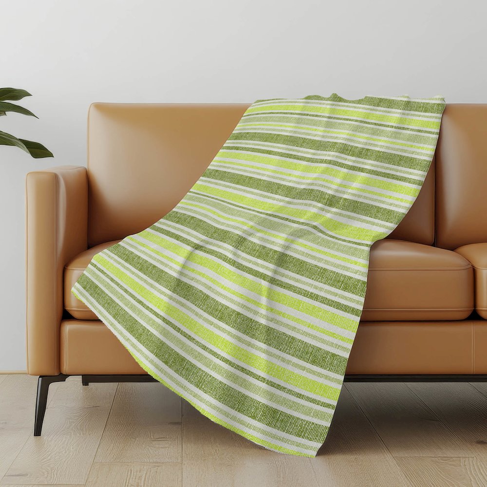 Premium Machine Washable ASB531 Fern 50" x 70" Sherpa Throw Blanket