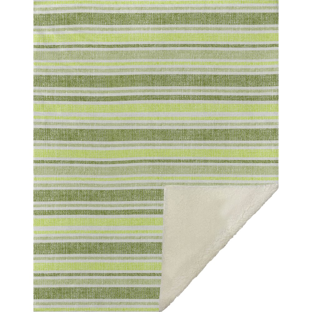 Premium Machine Washable ASB531 Fern 50" x 70" Sherpa Throw Blanket