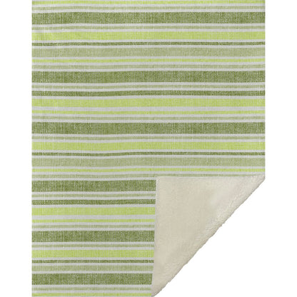 Premium Machine Washable ASB531 Fern 50" x 70" Sherpa Throw Blanket