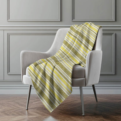 Premium Machine Washable ASB531 Khaki 50" x 70" Sherpa Throw Blanket
