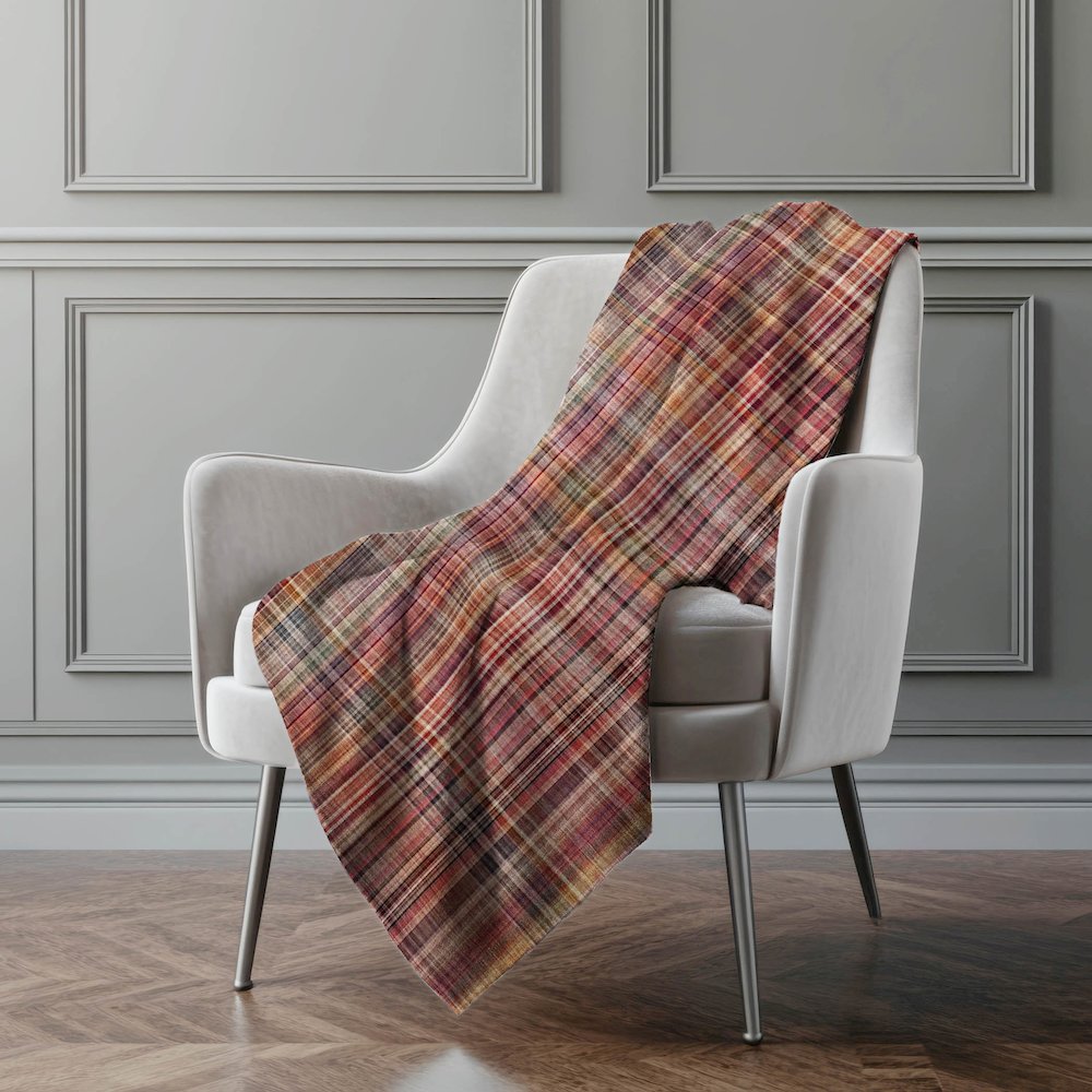 Premium Machine Washable ASB541 Red 50" x 70" Sherpa Throw Blanket