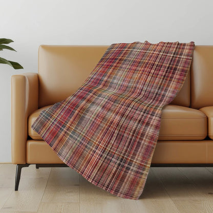 Premium Machine Washable ASB541 Red 50" x 70" Sherpa Throw Blanket
