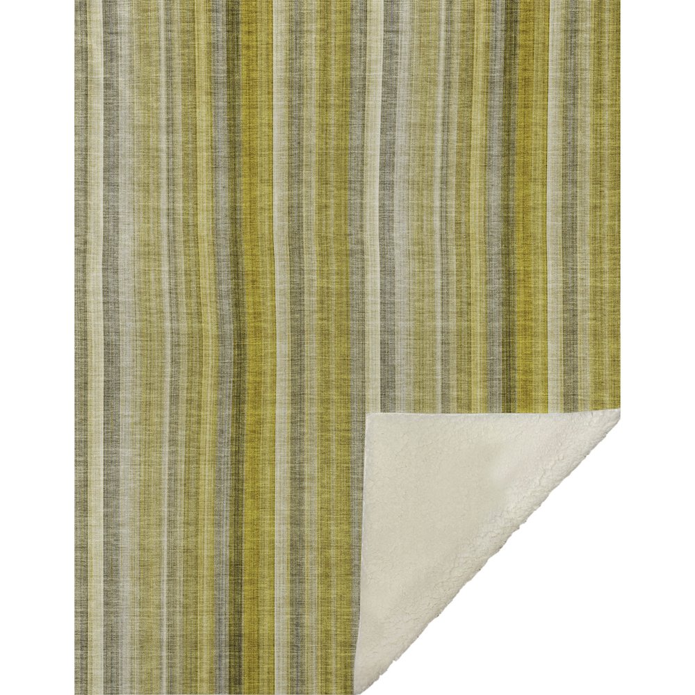 Premium Machine Washable ASB543 Gold 50" x 70" Sherpa Throw Blanket