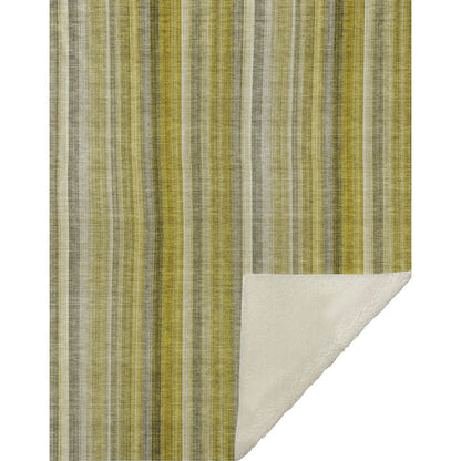 Premium Machine Washable ASB543 Gold 50" x 70" Sherpa Throw Blanket