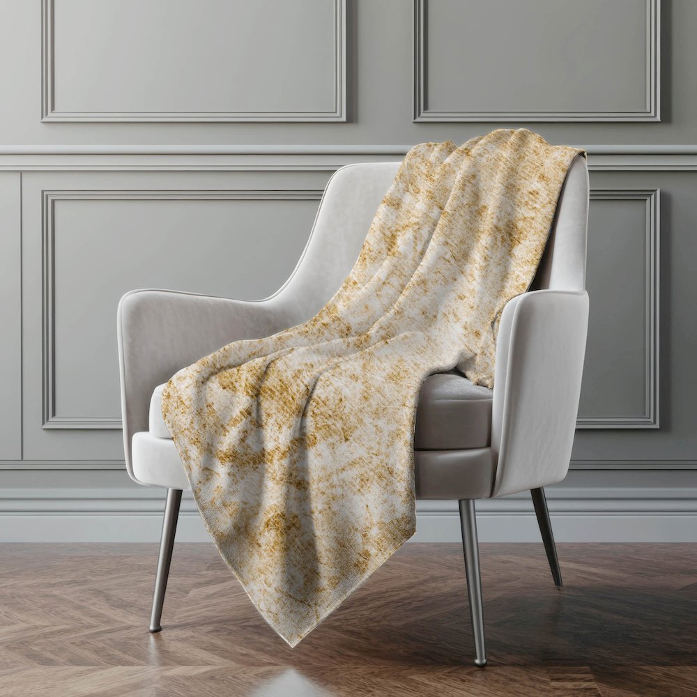 Premium Machine Washable ASB553 Beige 50" x 70" Sherpa Throw Blanket