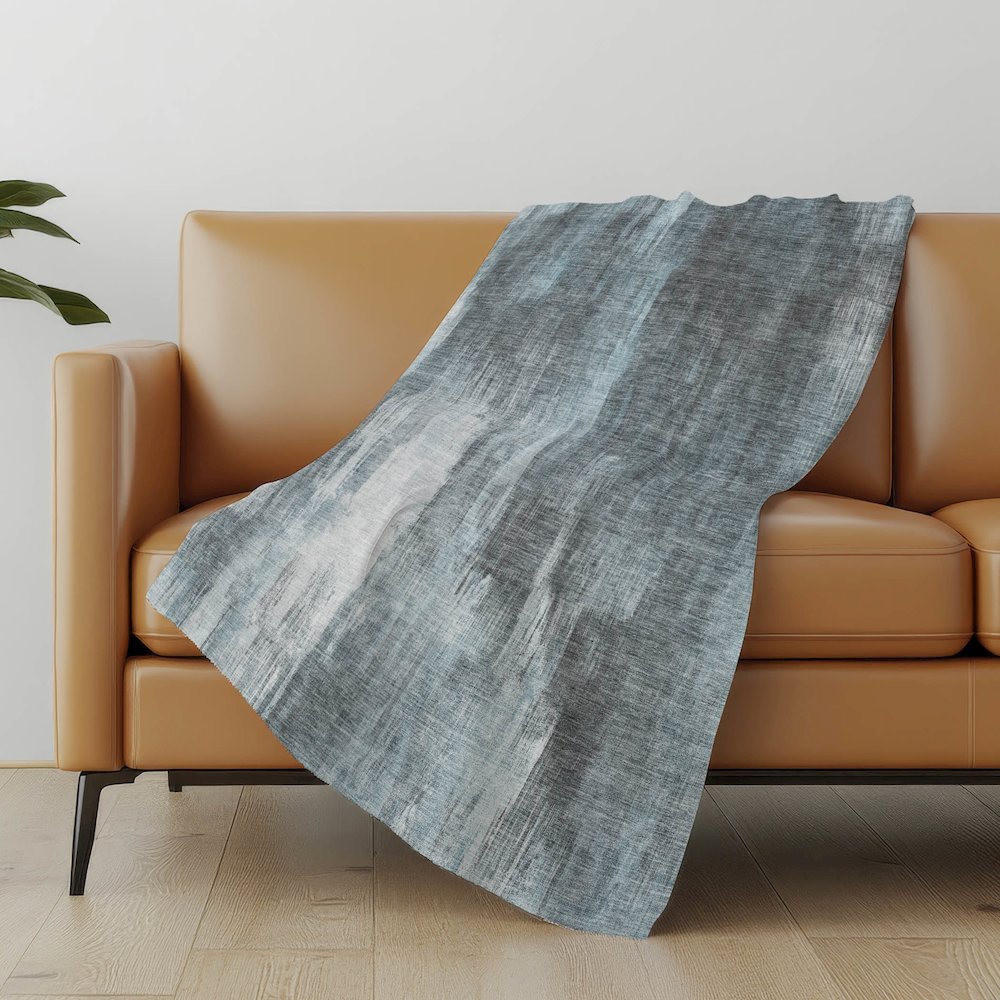 Premium Machine Washable ASB567 Teal 50" x 70" Sherpa Throw Blanket