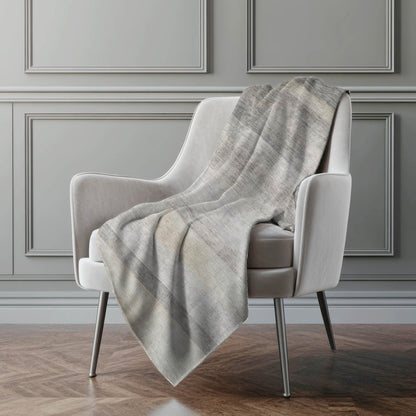 Premium Machine Washable ASB568 Taupe 50" x 70" Sherpa Throw Blanket