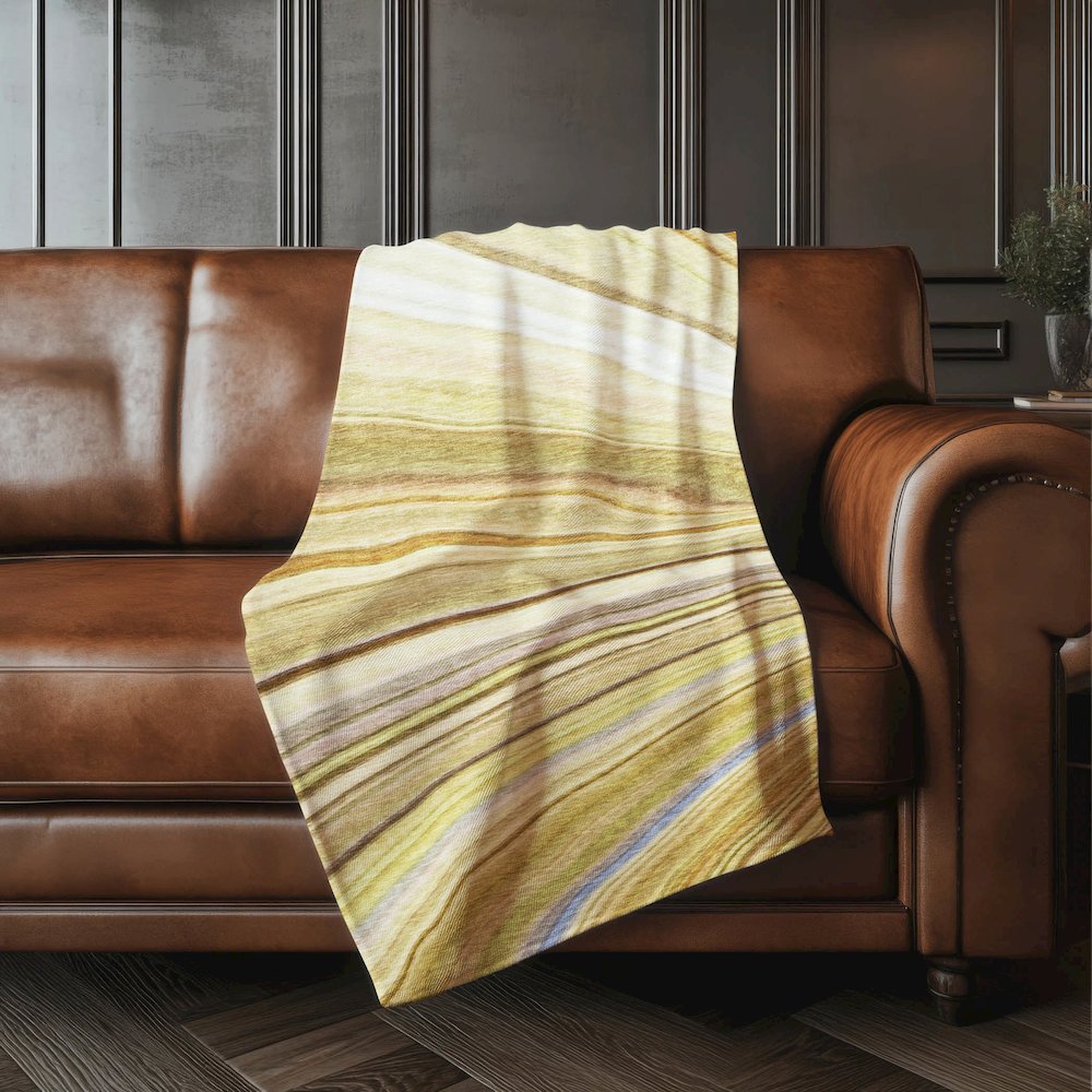 Premium Machine Washable ASB585 Beige 50" x 70" Sherpa Throw Blanket