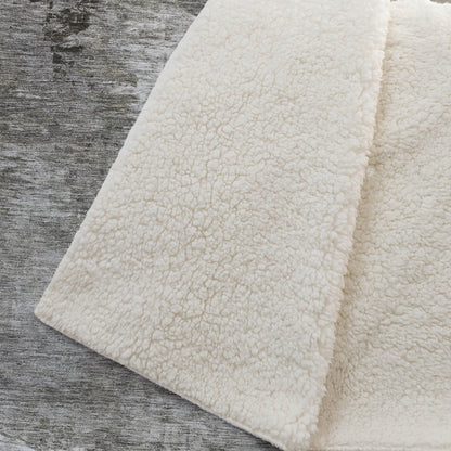 Premium Machine Washable ASB597 Taupe 50" x 70" Sherpa Throw Blanket