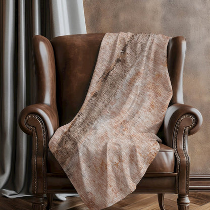 Premium Machine Washable ASB605 Paprika 50" x 70" Sherpa Throw Blanket
