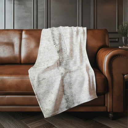 Premium Machine Washable ASB605 Taupe 50" x 70" Sherpa Throw Blanket