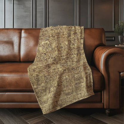Premium Machine Washable ASB611 Mocha 50" x 70" Sherpa Throw Blanket