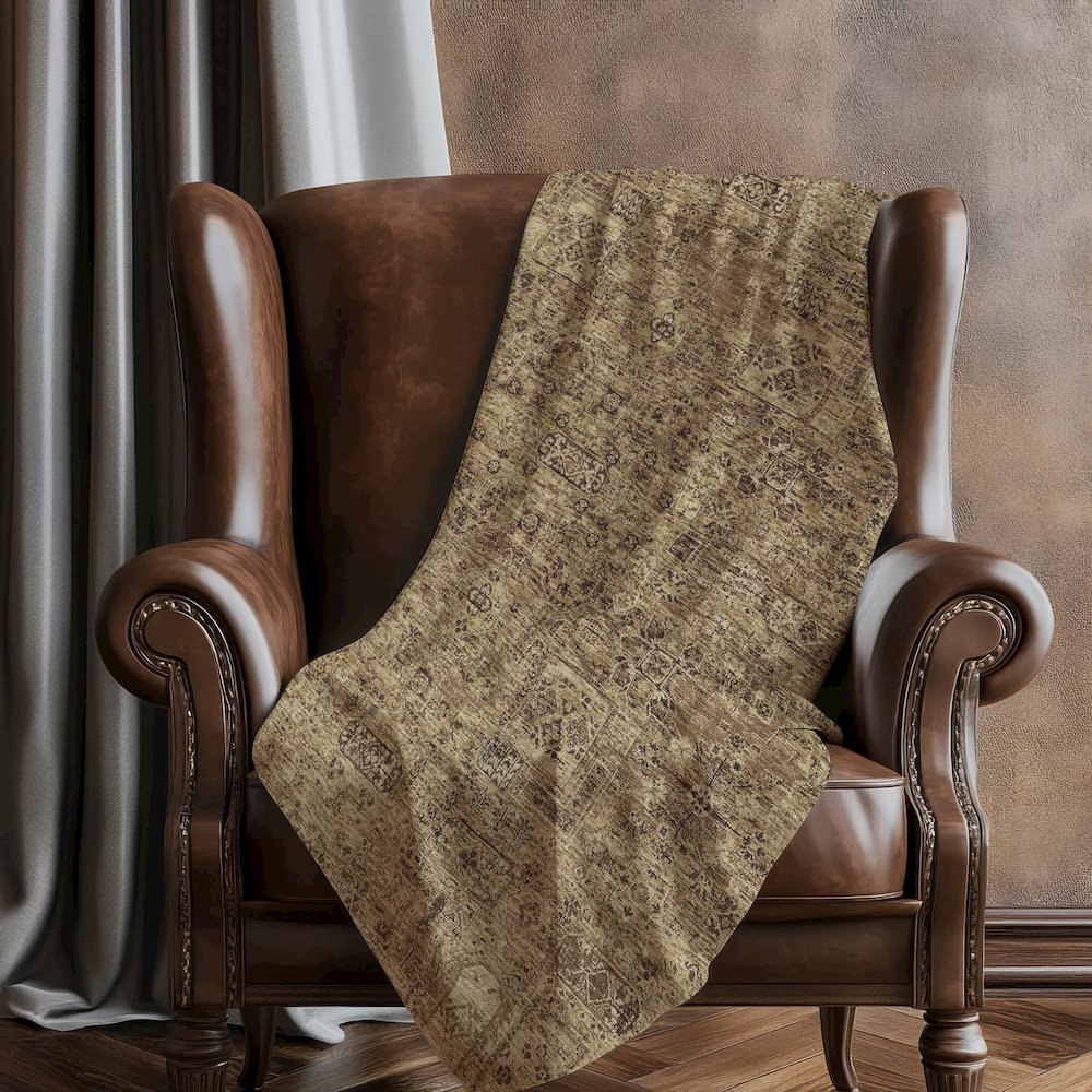 Premium Machine Washable ASB611 Mocha 50" x 70" Sherpa Throw Blanket