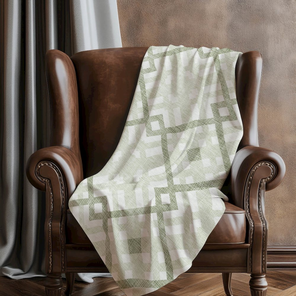 Premium Machine Washable ASB616 Aloe 50" x 70" Sherpa Throw Blanket