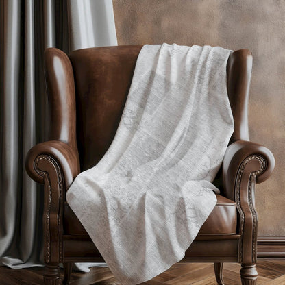 Premium Machine Washable ASB631 Silver 50" x 70" Sherpa Throw Blanket