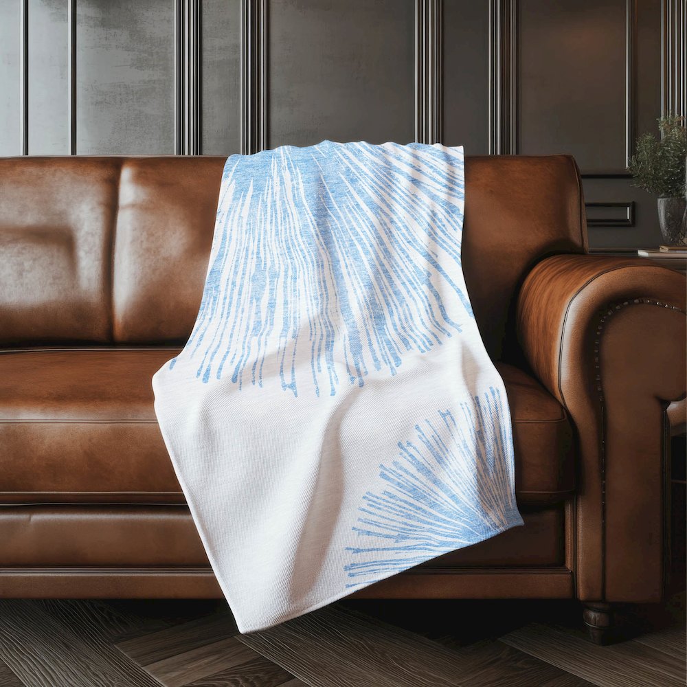 Premium Machine Washable ASB642 Denim 50" x 70" Sherpa Throw Blanket