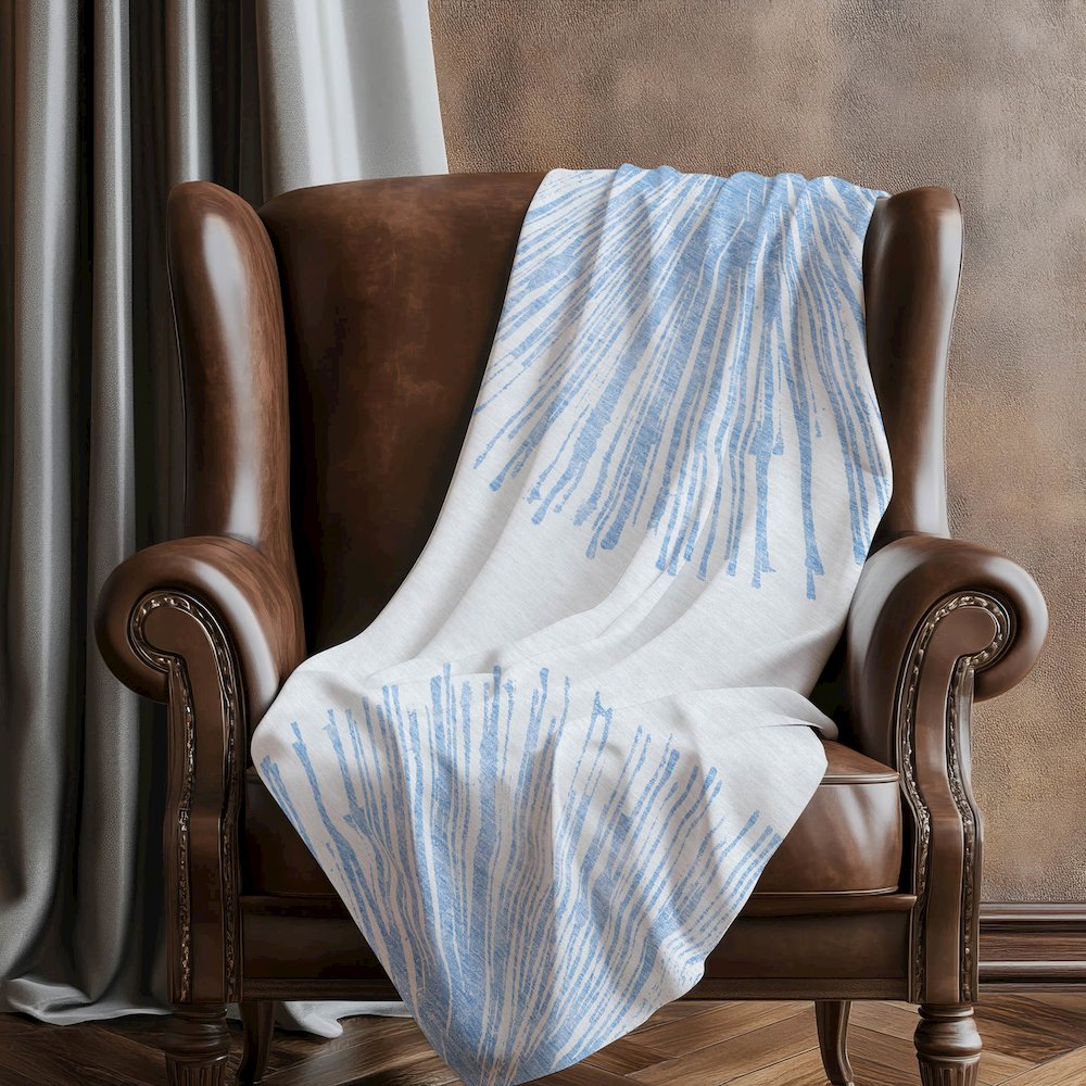 Premium Machine Washable ASB642 Denim 50" x 70" Sherpa Throw Blanket