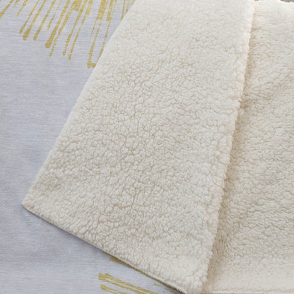 Premium Machine Washable ASB642 Gold 50" x 70" Sherpa Throw Blanket