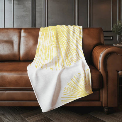 Premium Machine Washable ASB642 Gold 50" x 70" Sherpa Throw Blanket