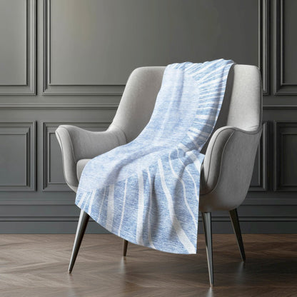 Premium Machine Washable ASB668 Denim 50" x 70" Sherpa Throw Blanket