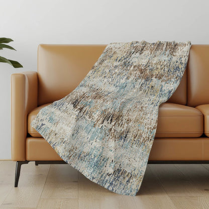 Premium Machine Washable ASB66 Moody 50" x 70" Sherpa Throw Blanket